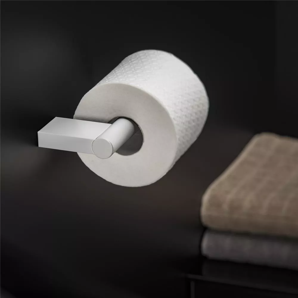 cosmic Black & White Toilettenpapierhalter, weiß matt-WJC238A0158065