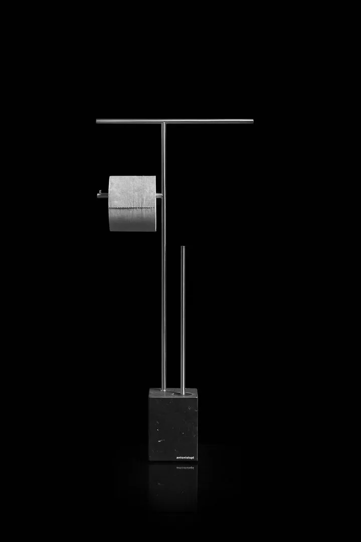 antoniolupi BIVIOCOMBI Handtuchständer, Toilettenpapierhalter und Bürstenhalter-BIVIOCOMBI2-5-MC