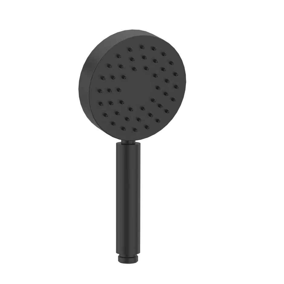 Gessi 316 Antikalk-Handbrause aus Metall mit rundem Kopf, Durchmesser: 25mm, schwarz matt - 54050299