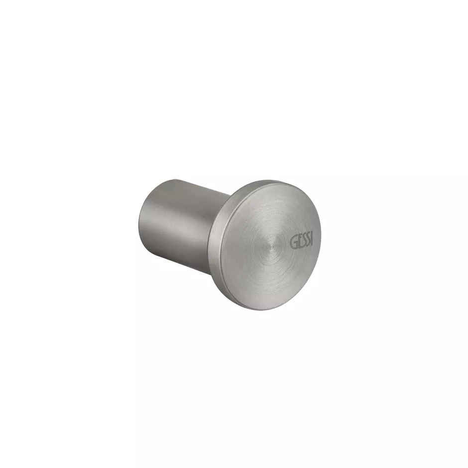 Gessi 316 Bademantelhaken zur Wandmontage, Durchmesser: 28mm, edelstahl matt gebürstet - 54821239 Gessi 316 Bademantelhaken zur Wandmontage, Durchmesser: 28mm, edelstahl matt gebürstet - 54821239