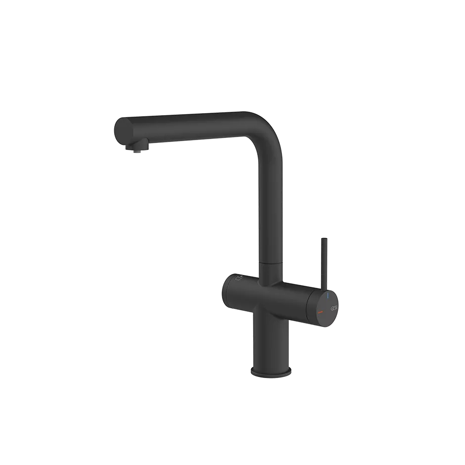 Gessi INEDITO FILTERED Einhebelmischer mit Filterwasserfunktion, zur Kombination mit dem Filtrationskit 01595, schwarz matt - 60571299