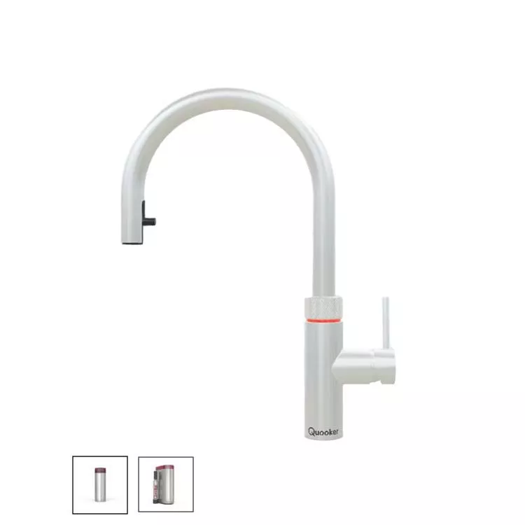 Quooker Flex Kalt- und Kochendwasserspender für Warmwasseranschluss-3XRVSCUBE