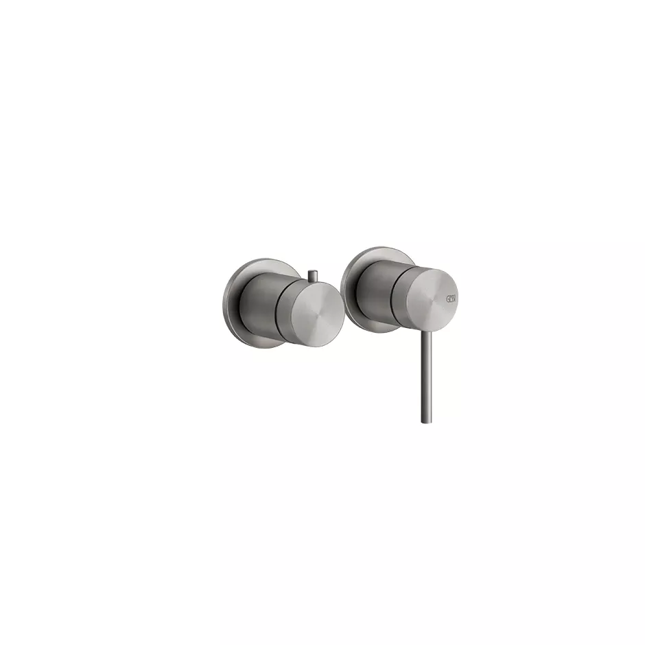 Gessi 316 Fertigmontageset für Einhebelmischer und separaten Auslauf zur Wandmontage, 2-Wege Umlenkkartusche, Kartusche 35mm, Griff-Stifte für Betätigung in 32mm und 61mm enthalten, edelstahl matt gebürstet - 54077239 Gessi 316 Fertigmontageset für Einhebelmischer und separaten Auslauf zur Wandmontage, 2-Wege Umlenkkartusche, Kartusche 35mm, Griff-Stifte für Betätigung in 32mm und 61mm enthalten, edelstahl matt gebürstet - 54077239