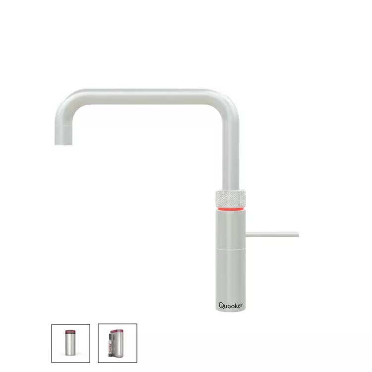 Quooker Fusion Square Kalt- und Kochendwasserspender für Kaltwasseranschluss-22FSRVSCUBE