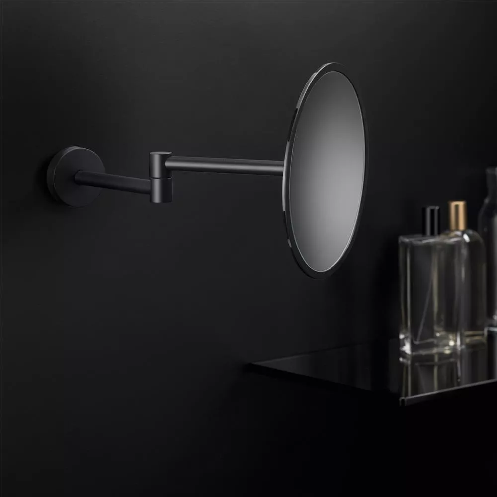 cosmic Black & White Wand-Kosmetikspiegel, 3-fach, schwarz matt-WJC238A0085036