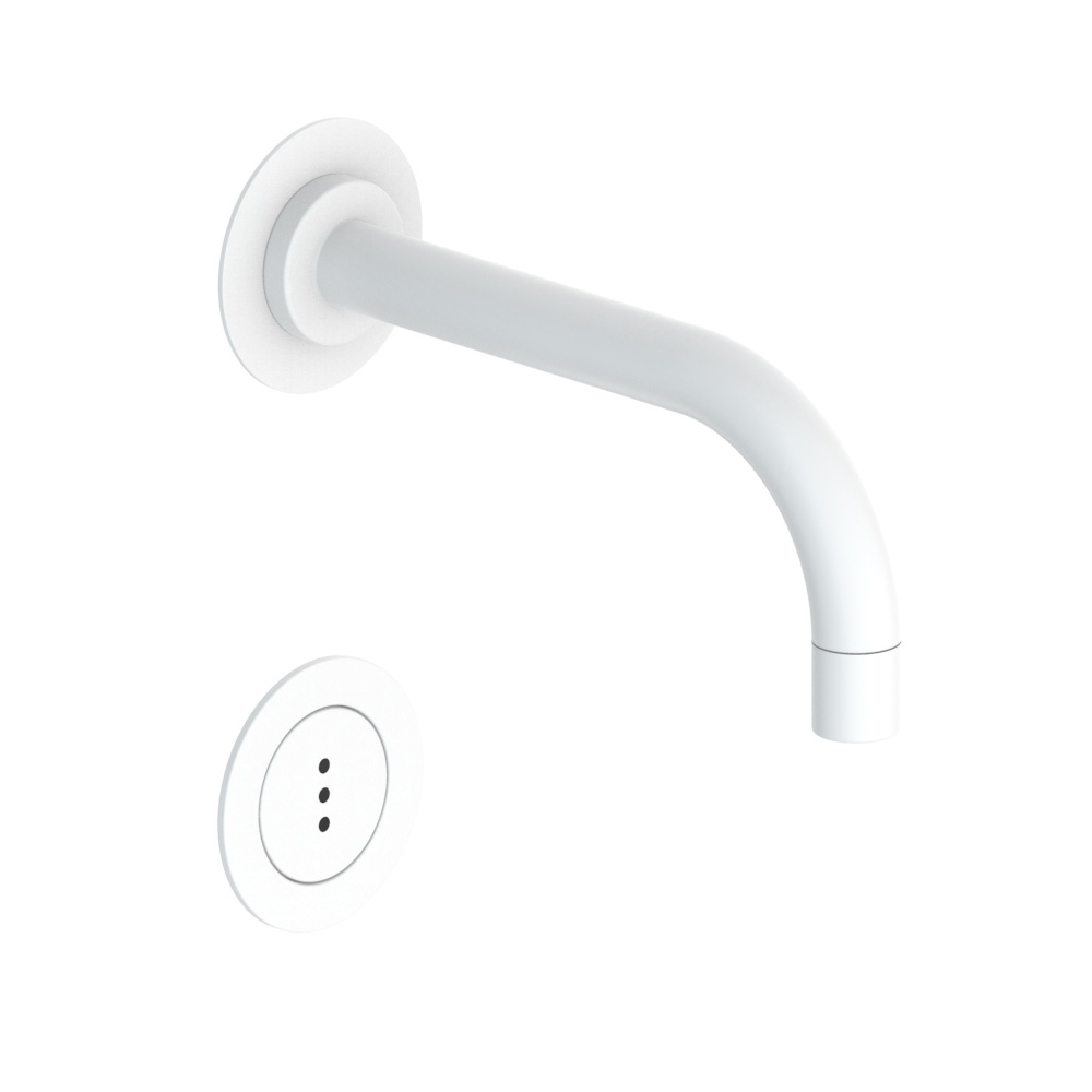vola 4311 berührungsloses UP-Waschtisch-Auslaufventil, Ausladung:160mm, ohne Temperatureinstellung, Batteriebetrieb, weiß matt-4311-28