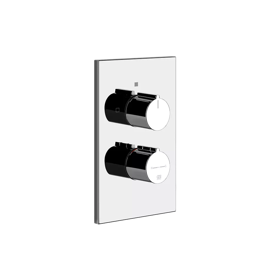 Gessi EMPORIO Außenteil für Thermostat zur Wandmontage, 1-Weg, mit rechteckiger Platte, Thermostatkartusche, Filter, Vorabsperrung und Rückflussverhinderer, chrom - 38792031 Gessi EMPORIO Außenteil für Thermostat zur Wandmontage, 1-Weg, mit rechteckiger Platte, Thermostatkartusche, Filter, Vorabsperrung und Rückflussverhinderer, chrom - 38792031
