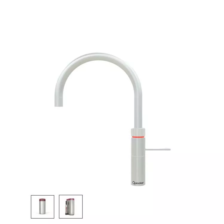 Quooker Fusion Round Kalt- und Kochendwasserspender für Kaltwasseranschluss-22FRRVSCUBE