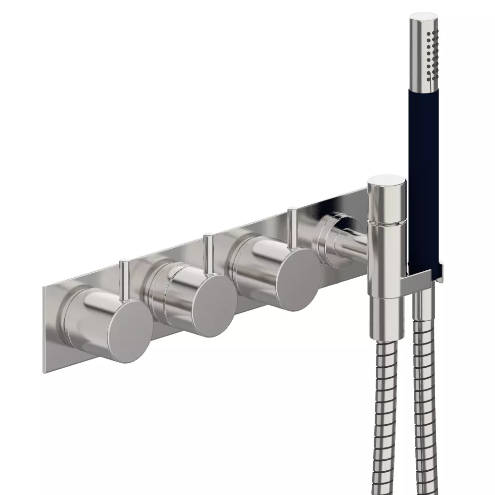 vola 5474R Unterputz-Brause-Thermostat mit 2-Wege-Umstellung, Hebel:25mm, chrom-5474R-16
