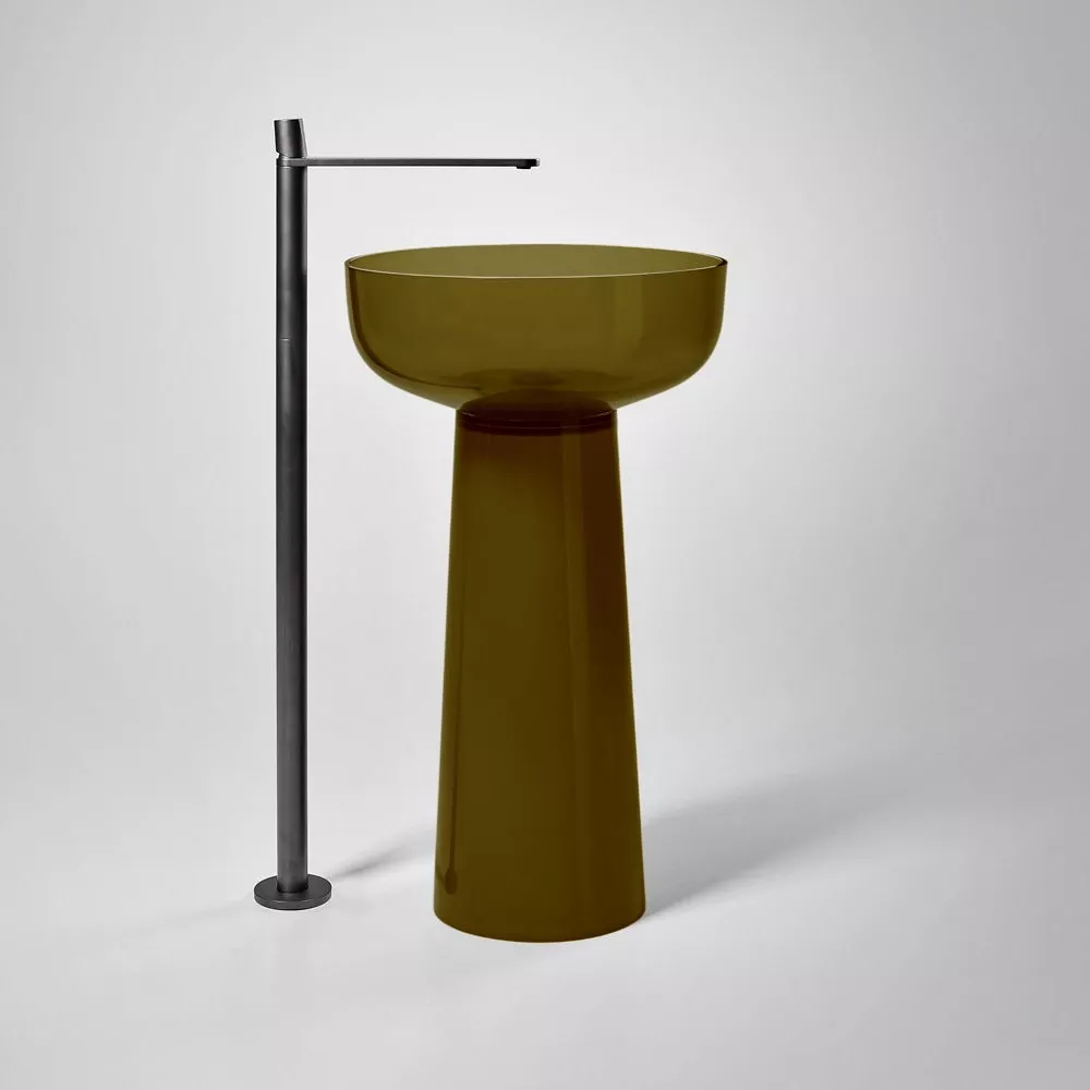 antoniolupi ALBUME Standsäule aus Cristalmood®, D:28cm, H:65,5cm, gran_cru-ALBUME20_GRAN_CRU