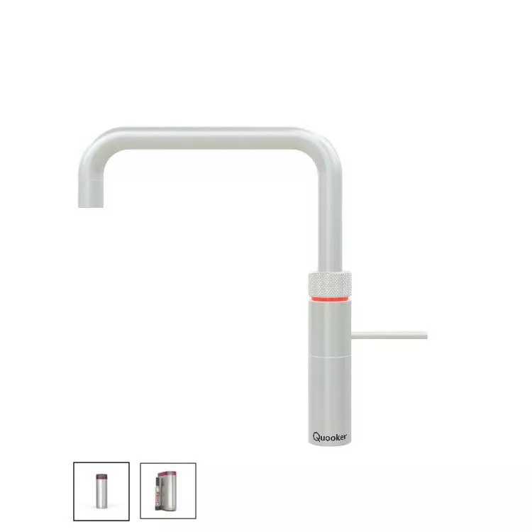Quooker Fusion Square Kalt- und Kochendwasserspender für Warmwasseranschluss-3FSRVSCUBE