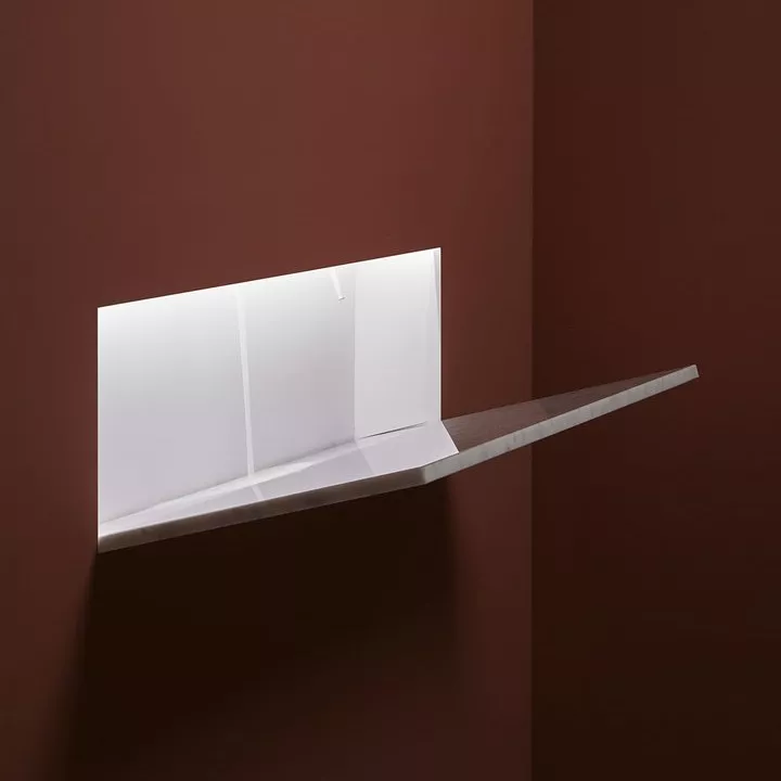 antoniolupi BATTIGIA Wandeinbaubecken mit Marmorplatte, B:108cm, mit LED-Beleuchtung, bianco cararra-BATTIGIA108MLMC