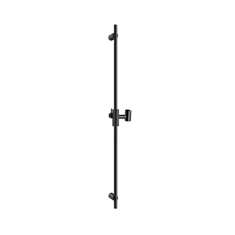 Gessi ANELLO Brausestange zur Wandmontage, Stichmaß: 800mm, mit Brausehalter mit Feststellgriff, Oberfläche Diamantato, metall schwarz PVD - 63485706