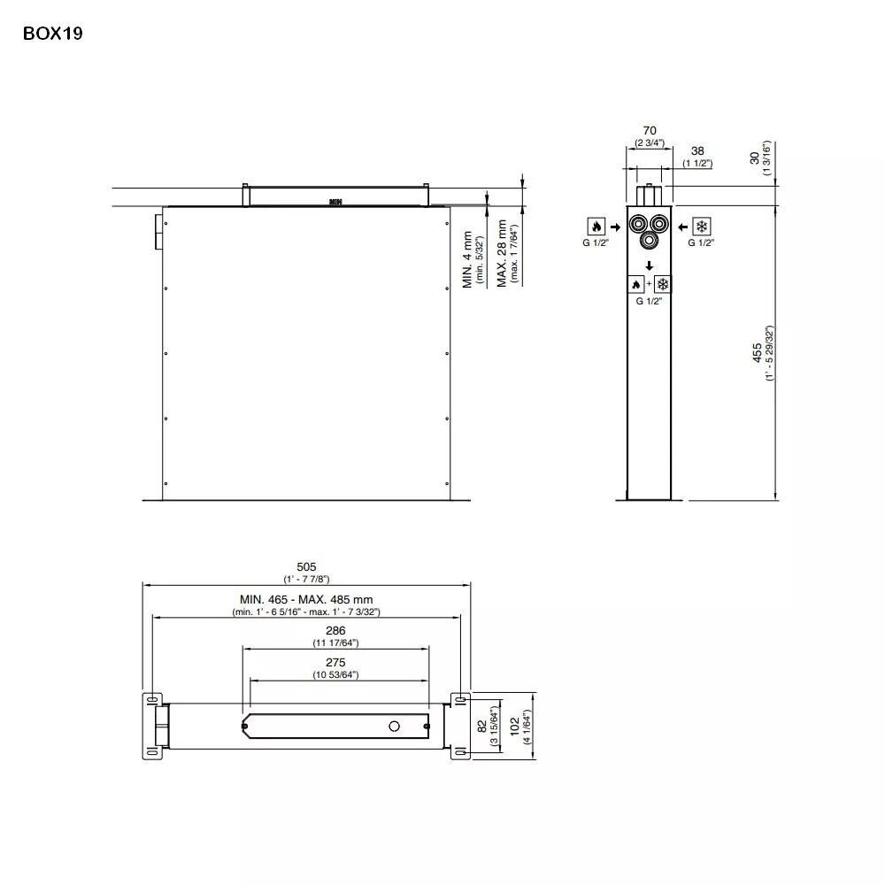 cea Einbaukasten-BOX19
