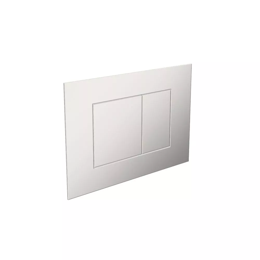 vola A85 WC-Betätigungsplatte für 2-Mengen-Spülung für Geberit-Spülkasten, chrom-A85-16