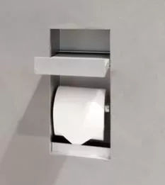 antoniolupi SESAMO 41 Papierhalter aluminium finish-SESAMO41