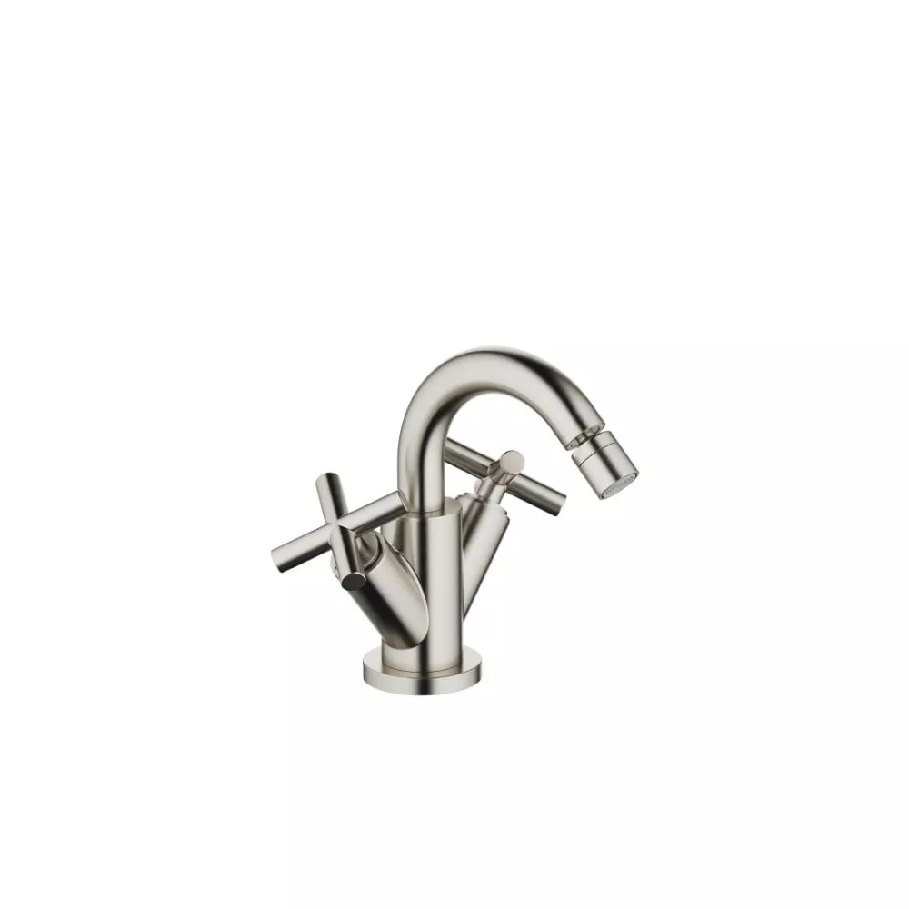 Dornbracht TARA Bidet-Einlochbatterie mit Ablaufgarnitur, platin matt-24510892-06