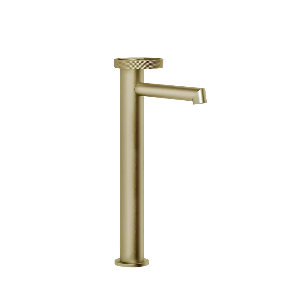 Gessi ANELLO Waschtisch-Einhebelmischer mit Auslauf zur Tischmontage, Ausladung: 128mm, hohe Version, ohne Ablaufgarnitur, 3/8 Anschluss, messing gebürstet PVD - 63304727 Gessi ANELLO Waschtisch-Einhebelmischer mit Auslauf zur Tischmontage, Ausladung: 128mm, hohe Version, ohne Ablaufgarnitur, 3/8 Anschluss, messing gebürstet PVD - 63304727