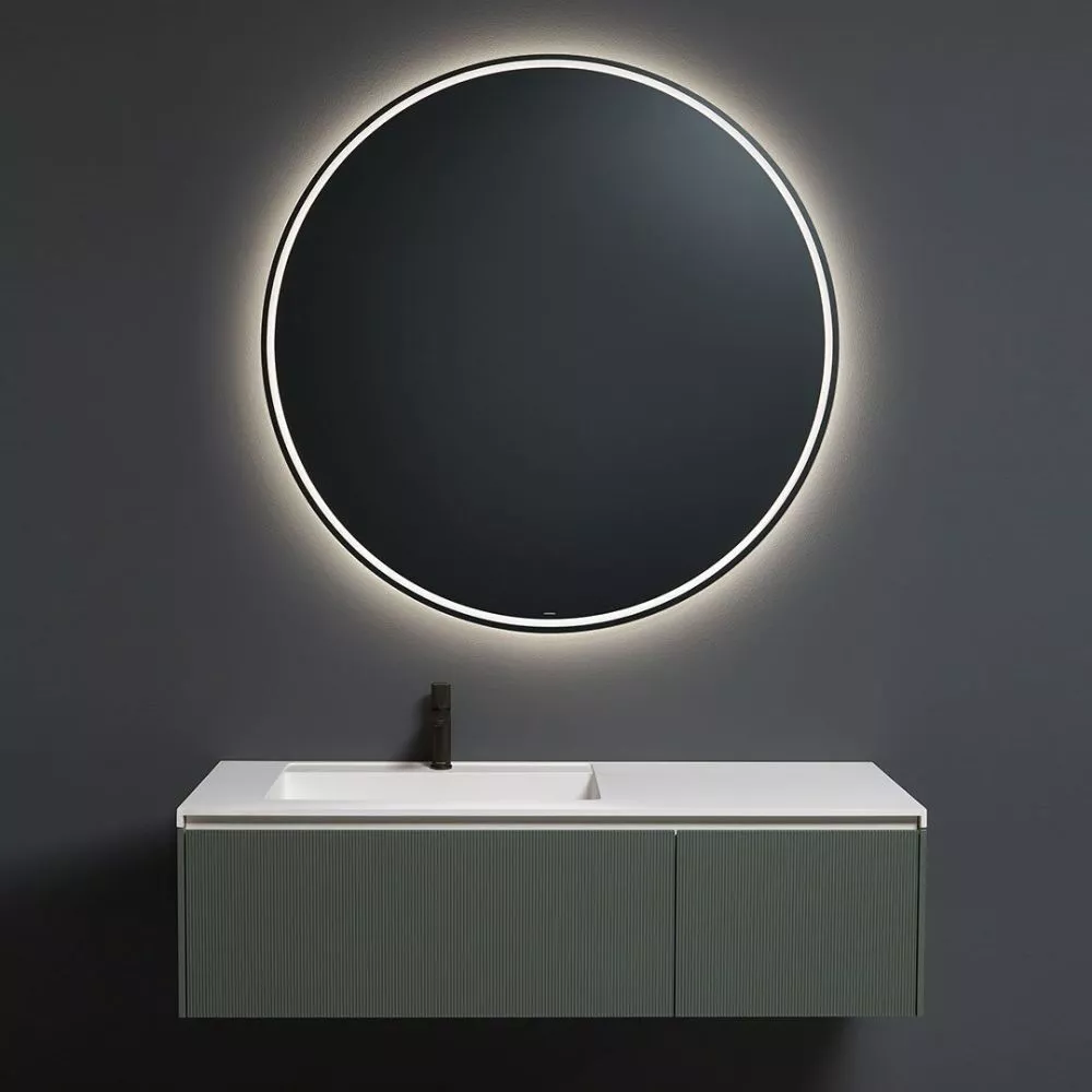 antoniolupi ALBORE runder LED-Spiegel, D:90cm, Lichtfarbe:3000K, warmweiß-ALBORE90W_3000