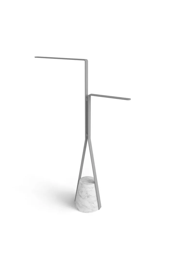 antoniolupi HALO Handtuchständer mit Basis aus Naturstein, 43x16x64cm-HALO3A-5