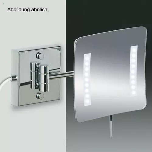 Windisch 99657/1 LED-Wandkosmetikspiegel, chrom-99657/1CR3XD