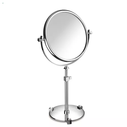 Windisch 99526 Stand-Kosmetikspiegel höhenverstellbar, chrom/weiß-99526CRB7XOP