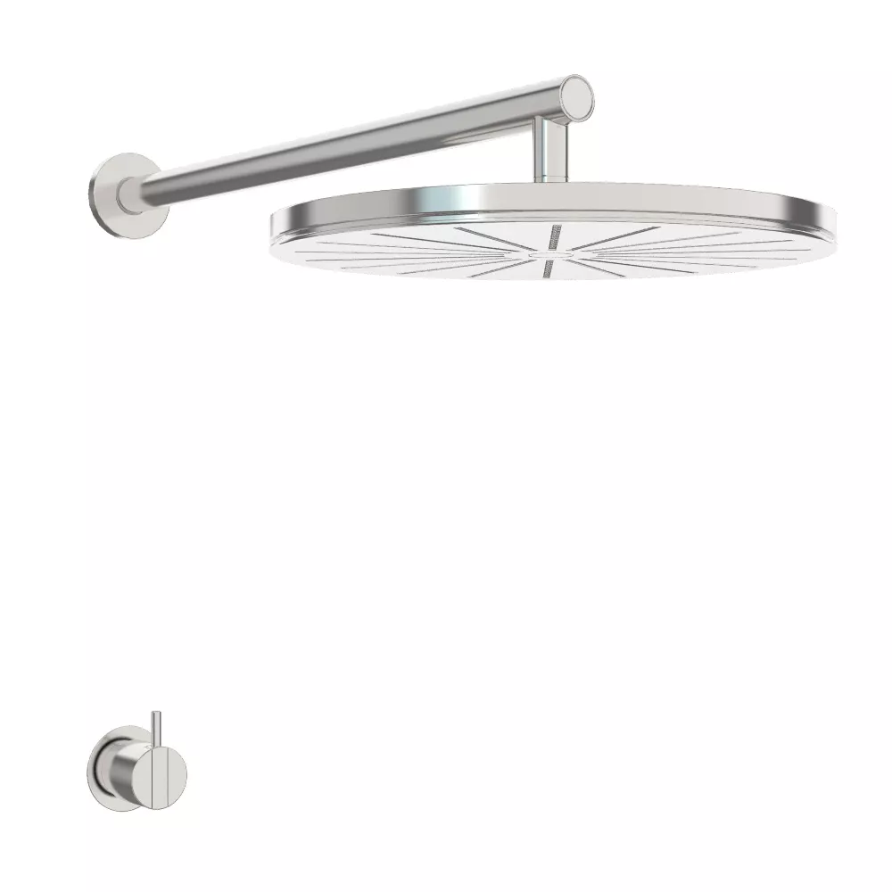 vola 2261 Unterputz-Brause-Einhebelmischer, Wand-Regenbrause 060, Hebel:25mm, chrom-2261-16