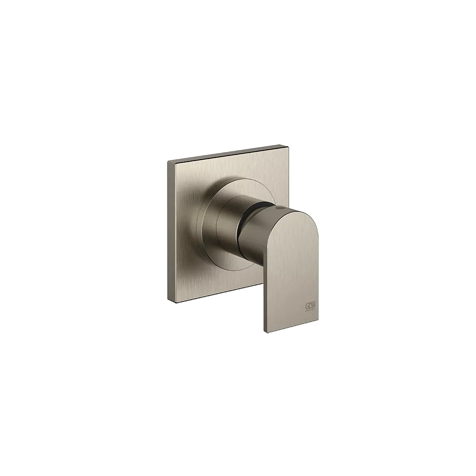 Gessi VIA MANZONI Fertigmontageset für Waschtisch/Wanne/Dusch-Einhebelmischer zur Wandmontage, für separaten Auslauf, mit quadratischer Platte, Finox Optik - 38722149 Gessi VIA MANZONI Fertigmontageset für Waschtisch/Wanne/Dusch-Einhebelmischer zur Wandmontage, für separaten Auslauf, mit quadratischer Platte, Finox Optik - 38722149