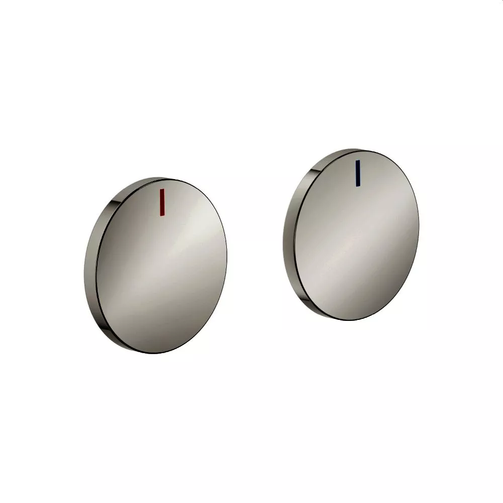 Dornbracht CYO Set Griffeinsatz rot & blau, dark platinum matt-11284811-99