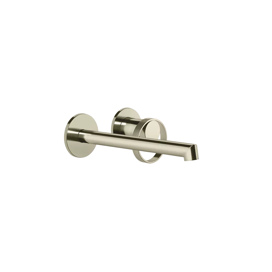 Gessi ANELLO Außenteil für Waschtisch-Einhebelmischer mit Auslauf zur Wandmontage, Ausladung: 175-205mm, mit einzelnen Rosetten 65mm, ohne Ablaufgarnitur, nickel PVD - 63383720 Gessi ANELLO Außenteil für Waschtisch-Einhebelmischer mit Auslauf zur Wandmontage, Ausladung: 175-205mm, mit einzelnen Rosetten 65mm, ohne Ablaufgarnitur, nickel PVD - 63383720