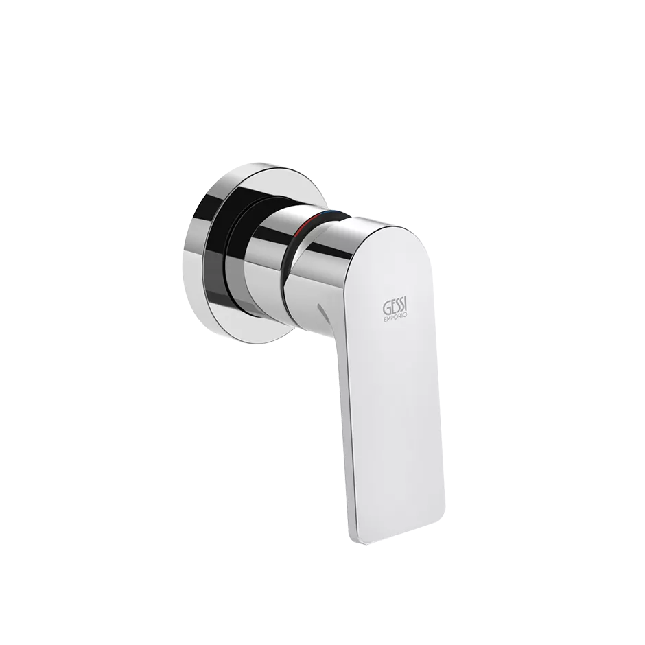 Gessi VIA BIGLI Fertigmontageset für Waschtisch/Wanne/Dusch-Einhebelmischer zur Wandmontage, 1-Weg, für separaten Auslauf, mit runder Rosette und flachem Hebel, chrom - 62033031 Gessi VIA BIGLI Fertigmontageset für Waschtisch/Wanne/Dusch-Einhebelmischer zur Wandmontage, 1-Weg, für separaten Auslauf, mit runder Rosette und flachem Hebel, chrom - 62033031