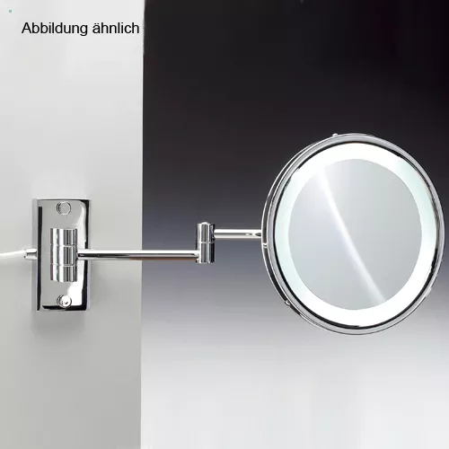 Windisch 99250 LED-Wandkosmetikspiegel, chrom-99250CR5XD