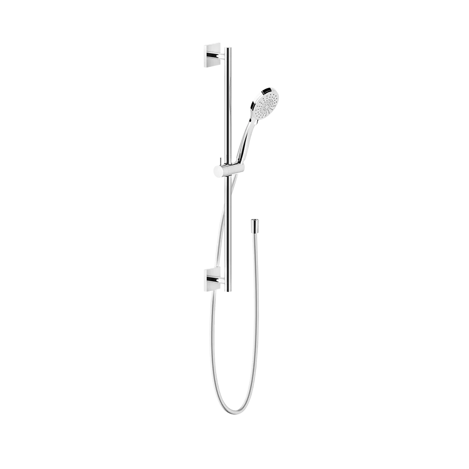Gessi EMPORIO Brausestange zur Wandmontage, Stichmaß: 600mm, 3-Strahl, mit Schlauch 1,50m, Antikalk-Handbrause und quadratischer Rosette, 1/2 Anschluss, chrom - 47318031 Gessi EMPORIO Brausestange zur Wandmontage, Stichmaß: 600mm, 3-Strahl, mit Schlauch 1,50m, Antikalk-Handbrause und quadratischer Rosette, 1/2 Anschluss, chrom - 47318031