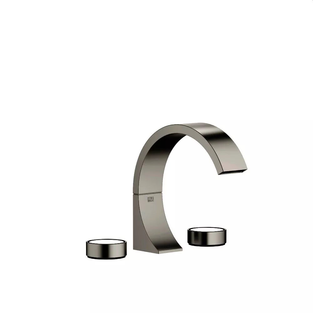 Dornbracht CYO Waschtisch-Dreilochbatterie mit Ablaufgarnitur, dark platinum matt-20713811-99