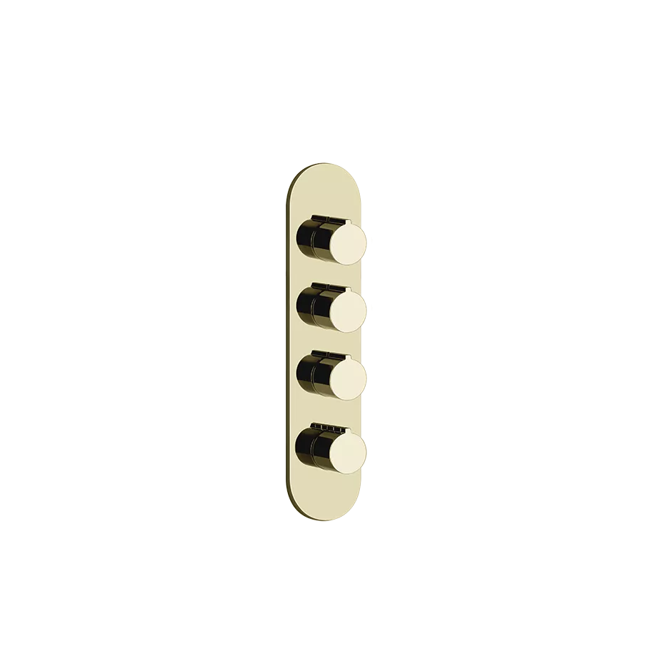 Gessi ANELLO Außenteil für Hochleistungsthermostat zur Wandmontage, 3-Wege, mit Abdeckplatte, Rückflussverhinderer und Wassermengenregulierung, messing PVD - 43066710 Gessi ANELLO Außenteil für Hochleistungsthermostat zur Wandmontage, 3-Wege, mit Abdeckplatte, Rückflussverhinderer und Wassermengenregulierung, messing PVD - 43066710