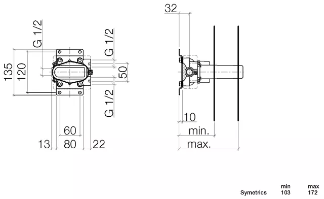 Dornbracht GATE UP-Mischventil mit Mengenregulierung-3569197090 Dornbracht GATE UP-Mischventil mit Mengenregulierung-3569197090