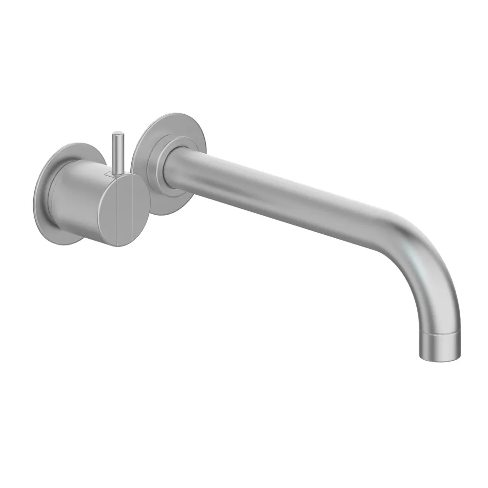 vola 2121C Unterputz-Wannen-Einhebelmischer, Ausladung:225mm, Hebel:25mm, edelstahl-2121C-40 vola 2121C Unterputz-Wannen-Einhebelmischer, Ausladung:225mm, Hebel:25mm, edelstahl-2121C-40