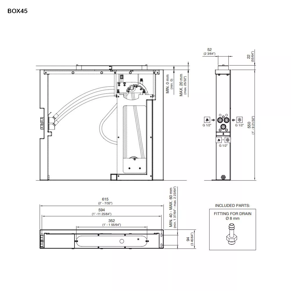 cea Einbaukasten-BOX45
