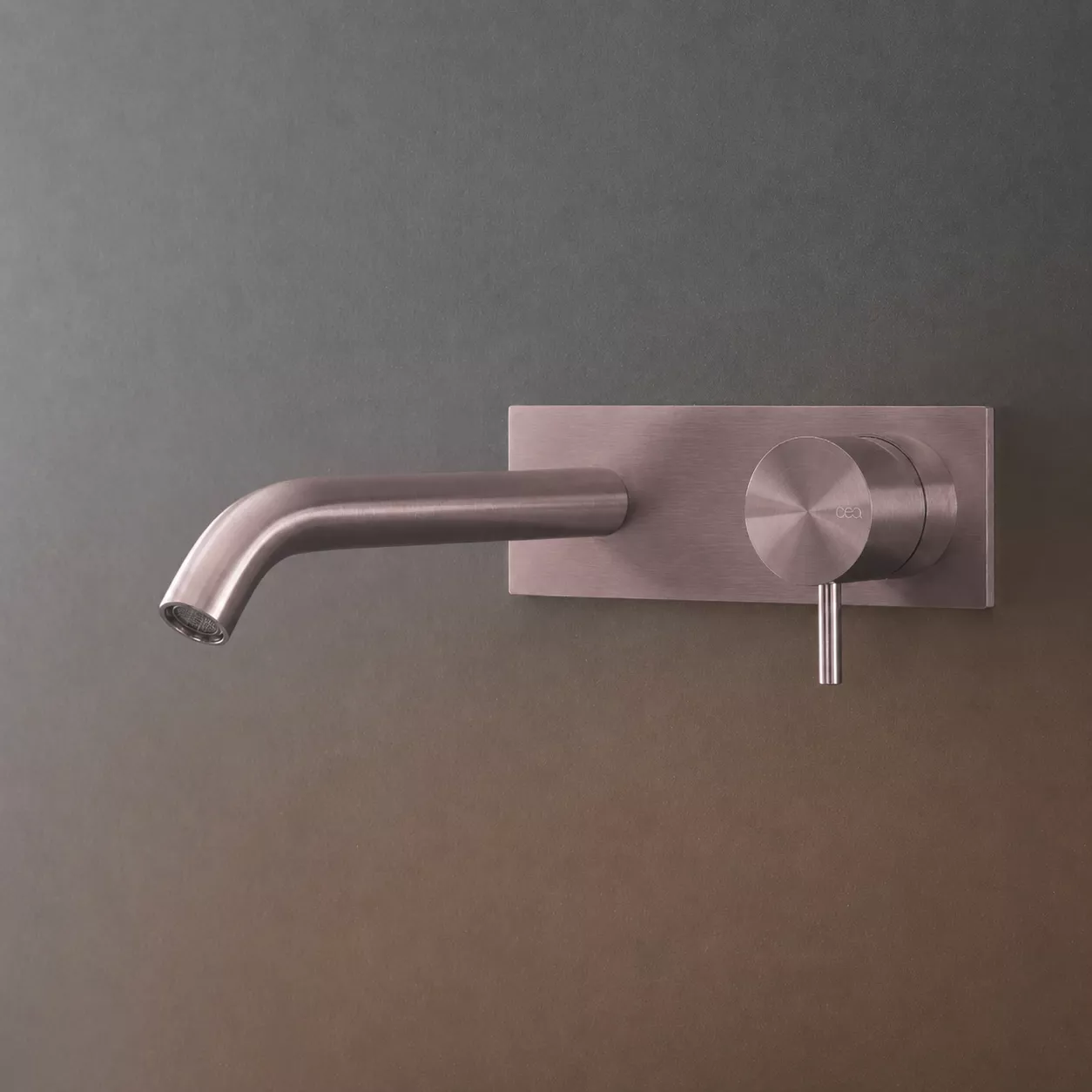 cea MIL 04 Wand-Waschtisch-Eingriffmischer, Ausladung: 185mm, bronze satiniert - MIL04ZS cea MIL 04 Wand-Waschtisch-Eingriffmischer, Ausladung: 185mm, bronze satiniert - MIL04ZS