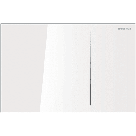 Geberit Betätigungsplatte Sigma70, für 2-Mengen-Spülung, für Sigma UP-Spülkasten 12 cm: weiß / Glas-115.620.SI.1
