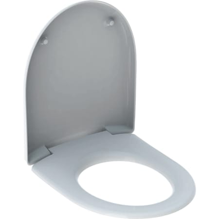 Geberit Renova WC-Sitz Befestigung von unten, antibakteriell: Absenkautomatik=nein, Befestigung=von unten, weiß-573035000