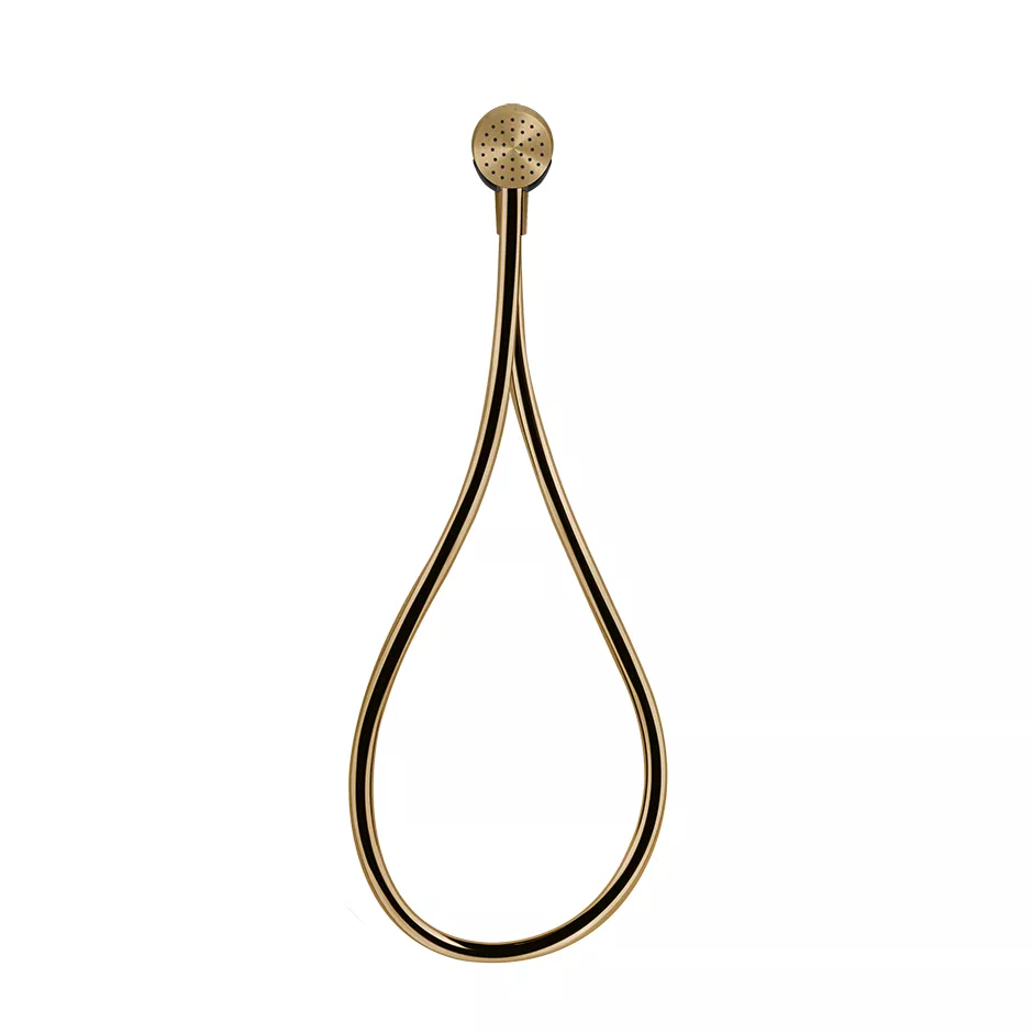 Gessi 316 Antikalk-Handbrause mit rundem Kopf zur Wandmontage, Schlauch 1,50m, mit magnetischem Halter und Wandanschlussbogen, 1/2 Anschluss, warmes bronze gebürstet PVD - 63099726 Gessi 316 Antikalk-Handbrause mit rundem Kopf zur Wandmontage, Schlauch 1,50m, mit magnetischem Halter und Wandanschlussbogen, 1/2 Anschluss, warmes bronze gebürstet PVD - 63099726