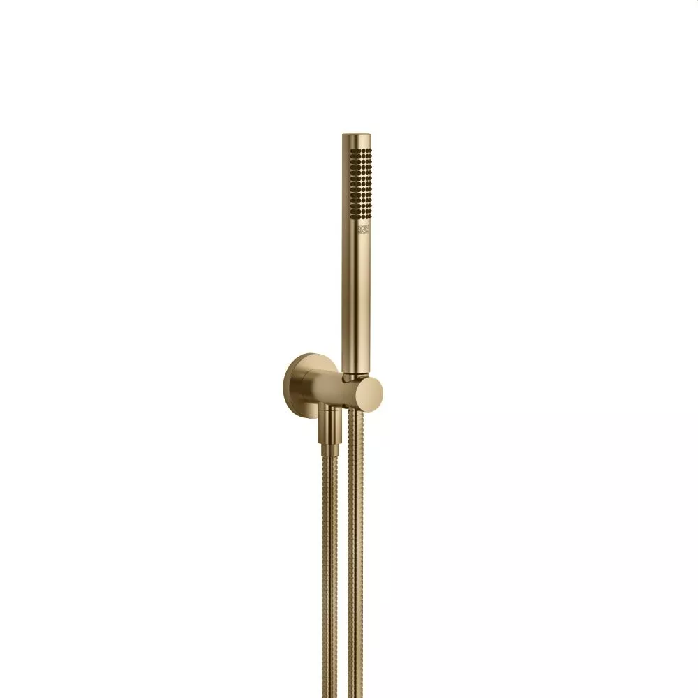 Dornbracht Schlauchbrausegarnitur mit integriertem Brausehalter, messing gebürstet-27802660-28