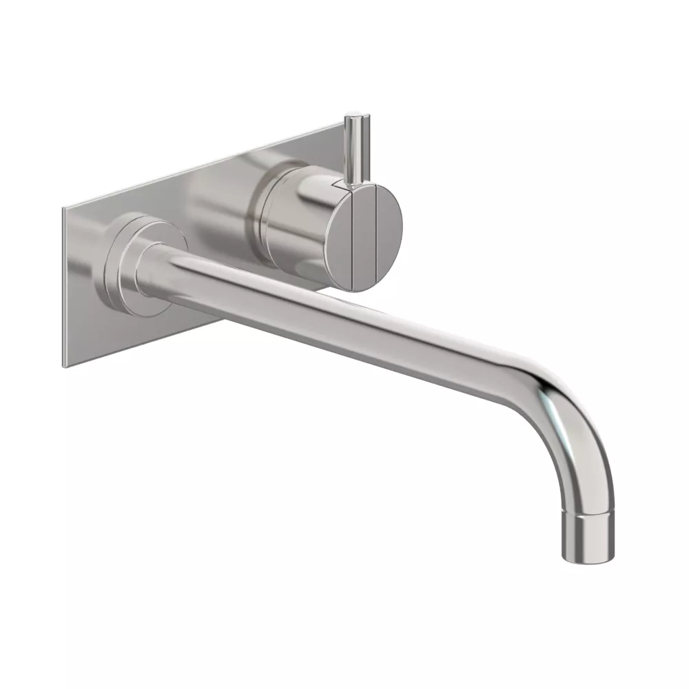 vola 122X Unterputz-Waschtisch-Einhebelmischer, Ausladung:225mm, Hebel rechts:25mm, chrom-122X-16