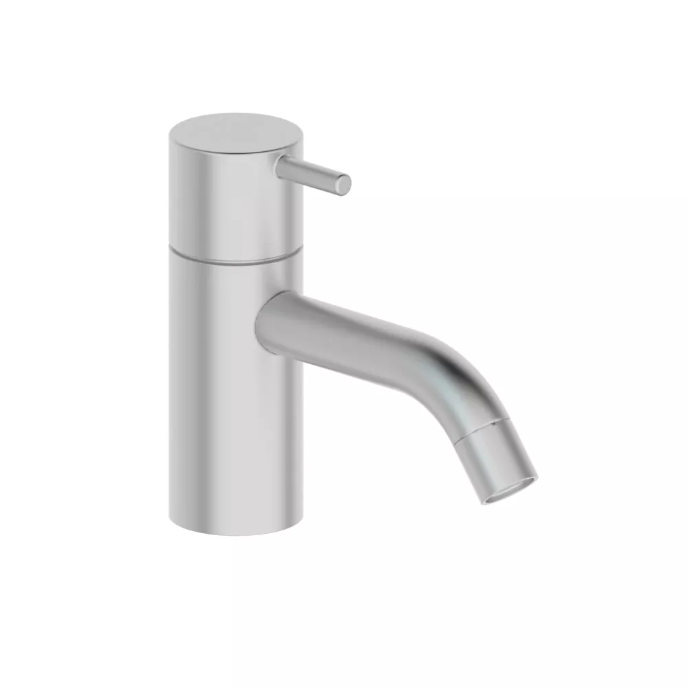 vola RB1 Standventil nur für Kaltwasser ohne Ablaufgarnitur, Ausladung:114mm, Hebel:25mm, edelstahl-RB1-40
