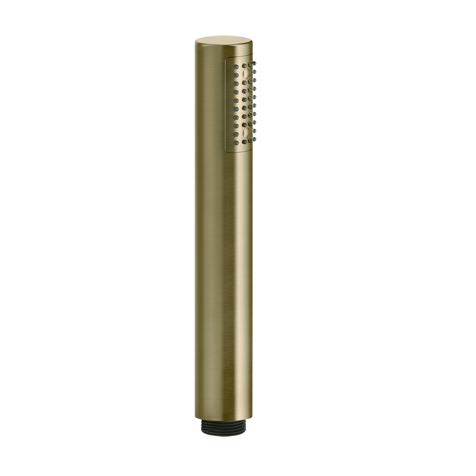 Gessi Stab-Handbrause, Durchmesser: 32mm, 1-Strahl, bei 3 bar Druck ca. 9 l/min, messing gebürstet PVD - 14372727