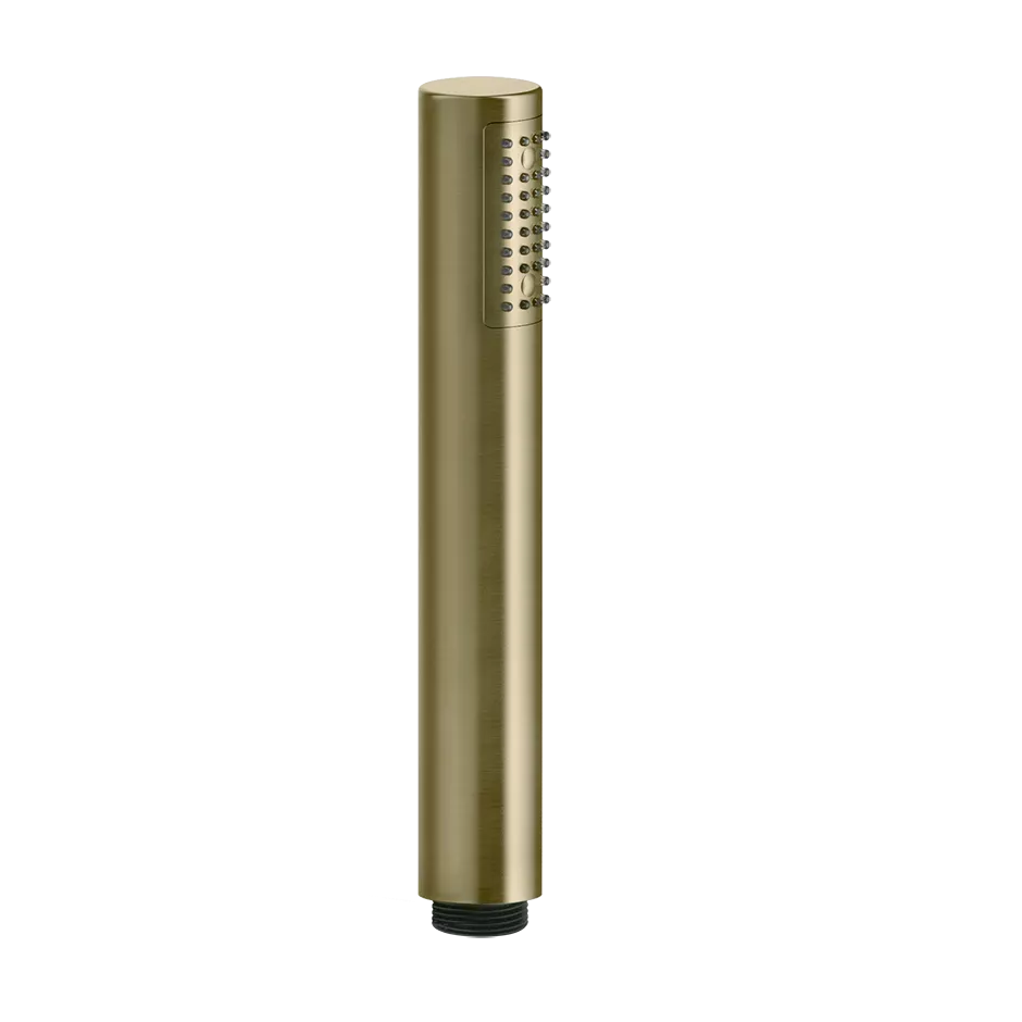 Gessi Stab-Handbrause, Durchmesser: 32mm, 1-Strahl, bei 3 bar Druck ca. 9 l/min, messing gebürstet PVD - 14372727