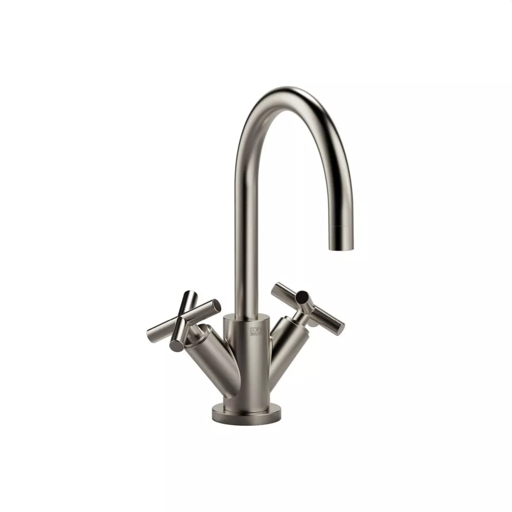 Dornbracht TARA Waschtisch-Einlochbatterie mit Ablaufgarnitur, platin matt-22513892-06