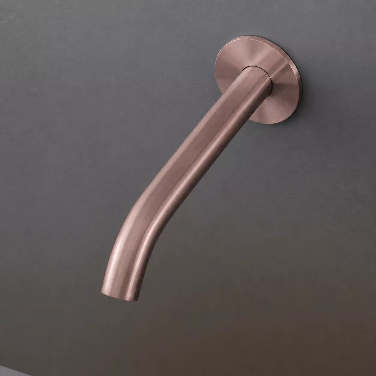 cea MIL 46 Wand-Auslauf, Ausladung: 185mm, bronze satiniert - MIL46ZS