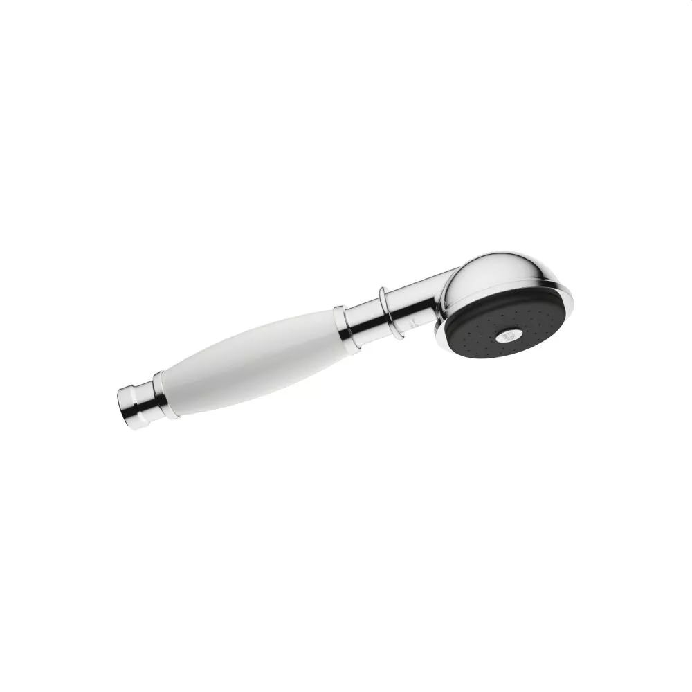 Dornbracht MADISON Metall-Handbrause mit Porzellangriff (weiß), chrom-28002970-000010
